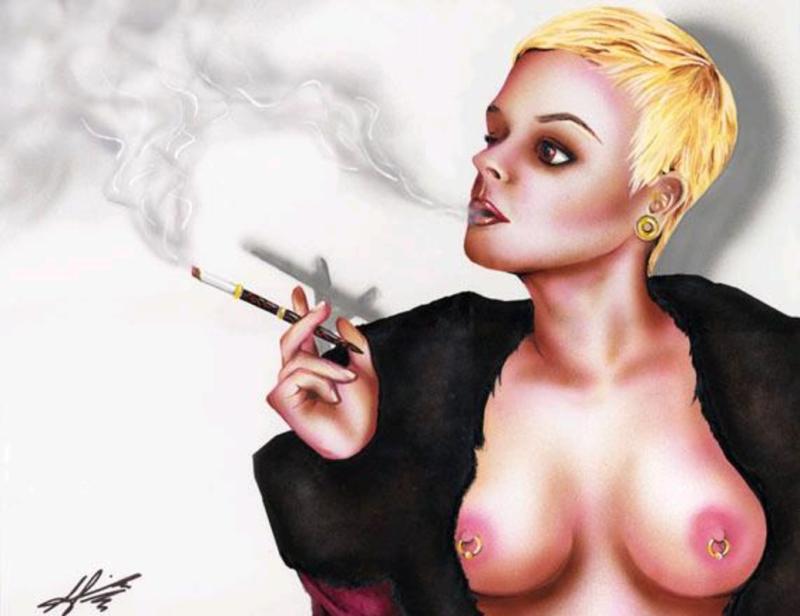 apple and a smoke