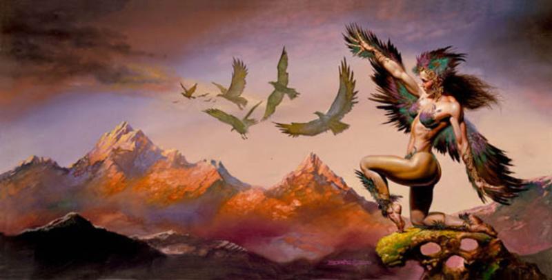 bird woman