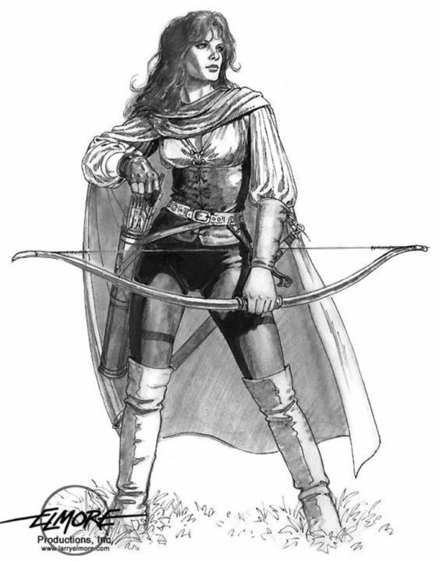 female archer