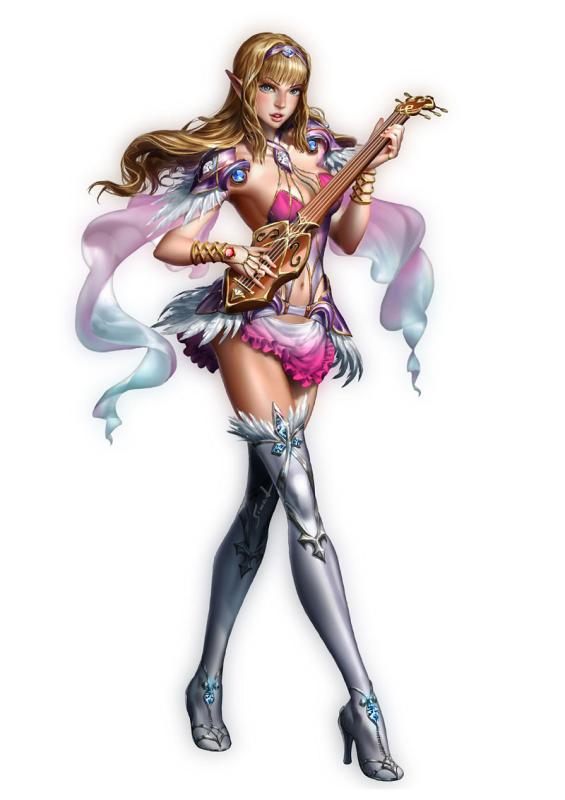 female elf bard