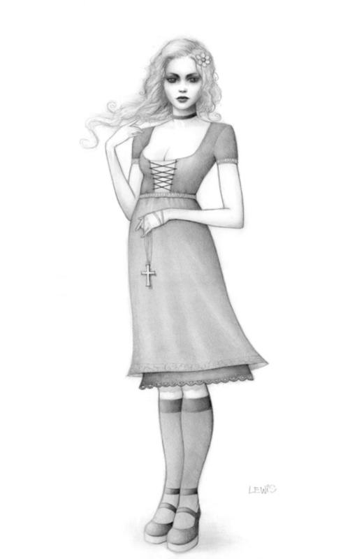 flower girl in dress