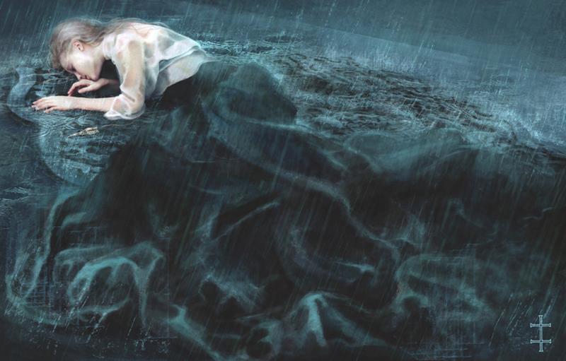 girl in the rain