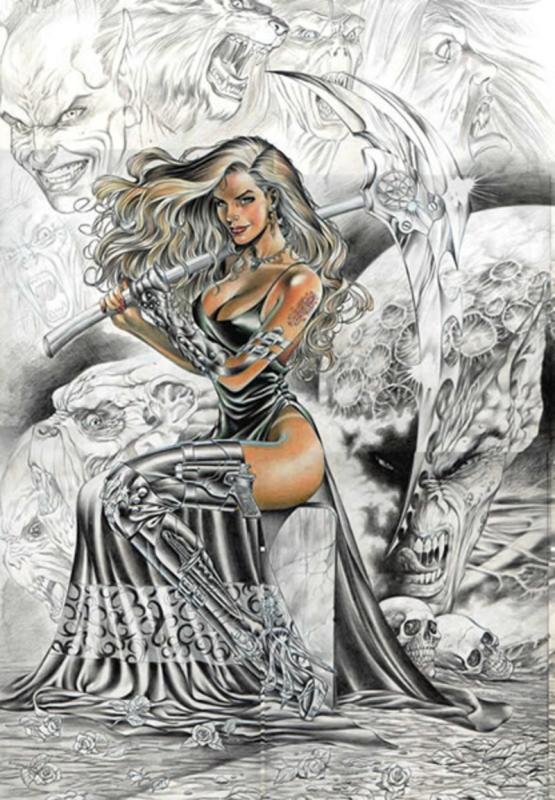 girl with scythe