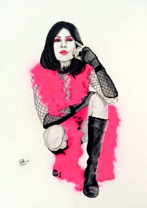goth pink