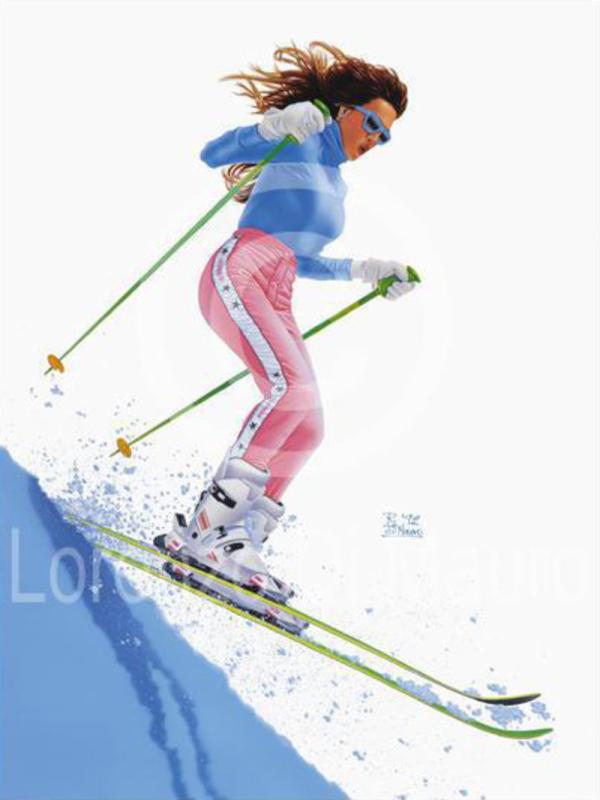 happy skiing
