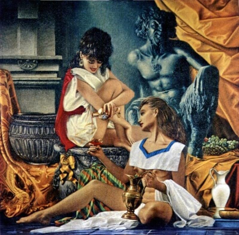 in the eyes of the satyr