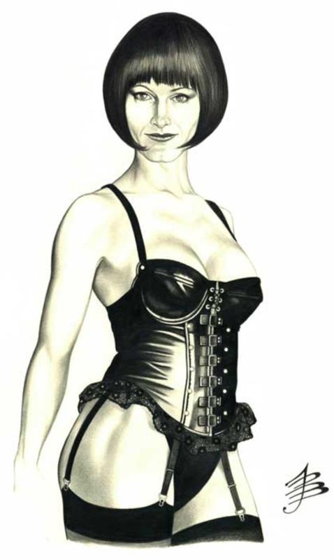 kerry in stockings