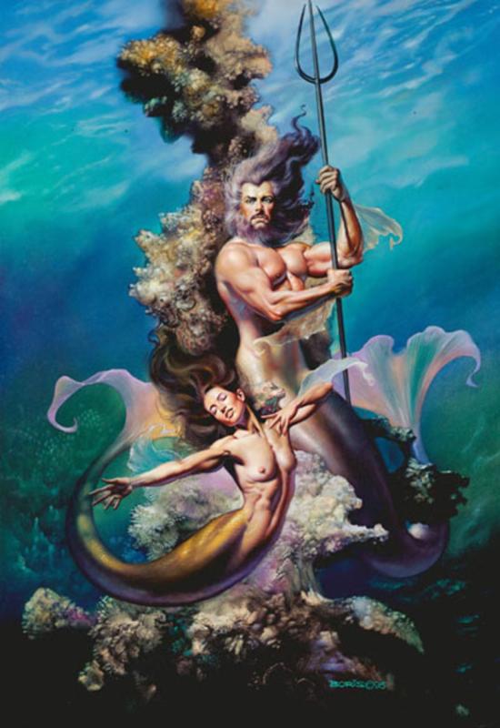 mermaid couple