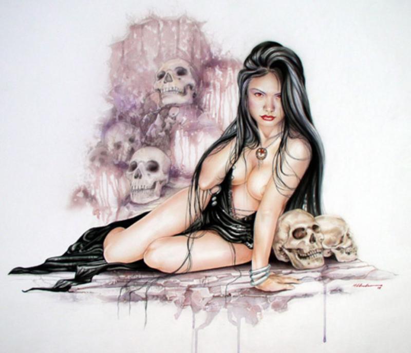 mountain of skulls