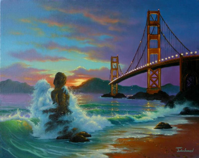 on a warm san francisco night