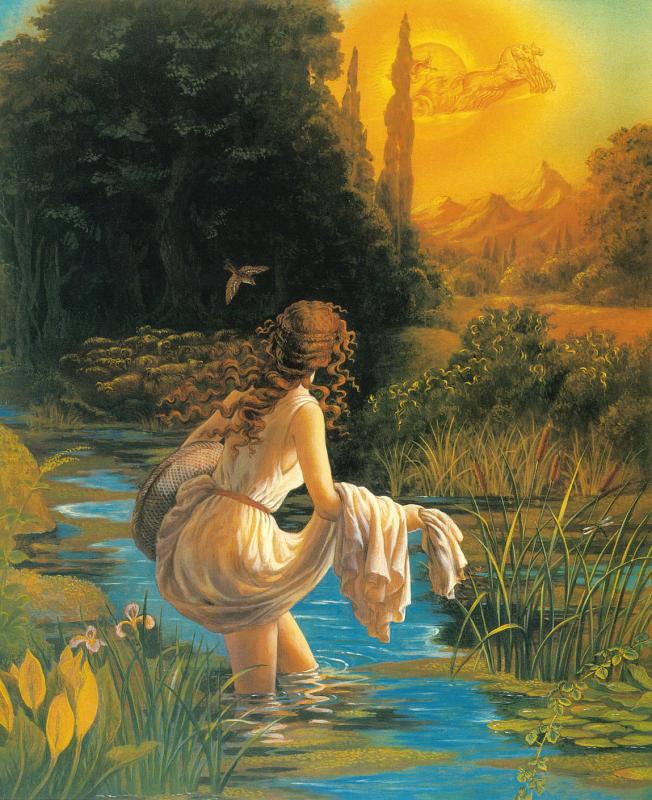 psyche crossing the river