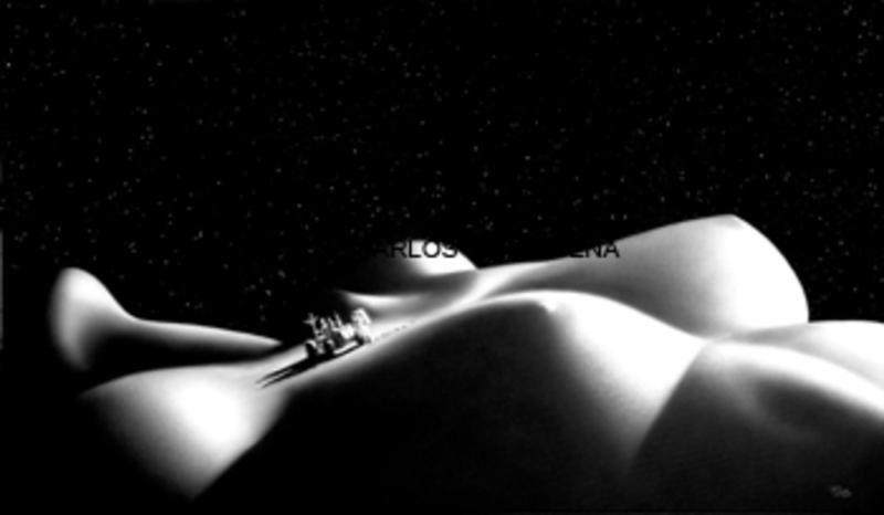 somewhere at the moon