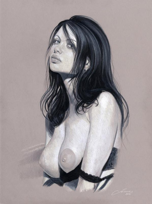 study for brunette