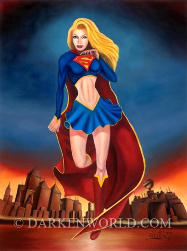 sunset supergirl