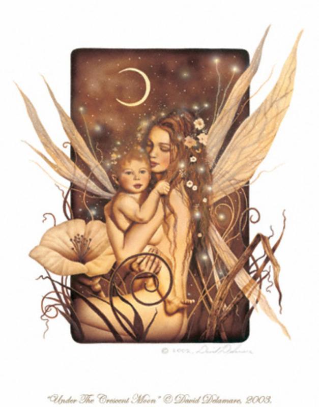 under the crescent moon