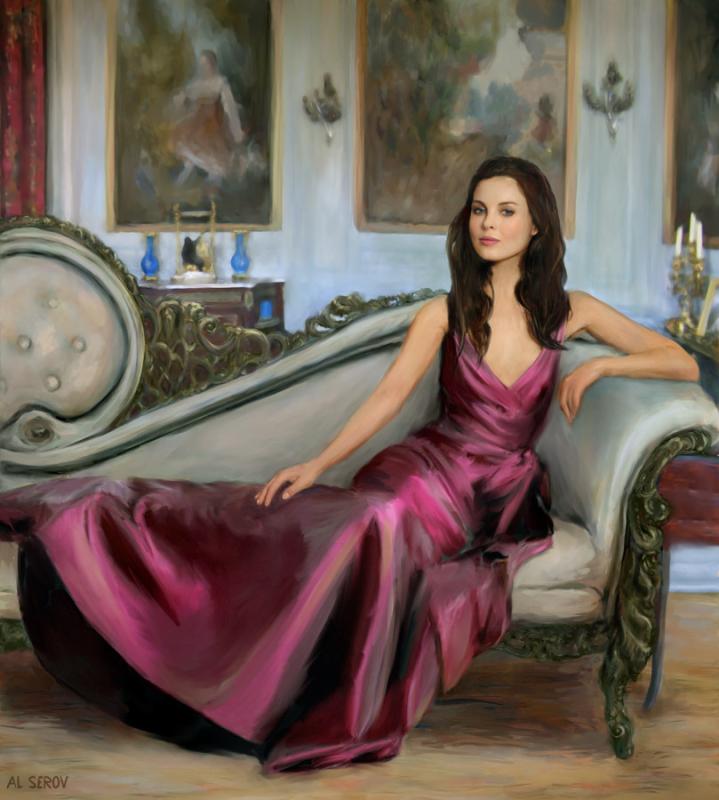 vlada on the sofa