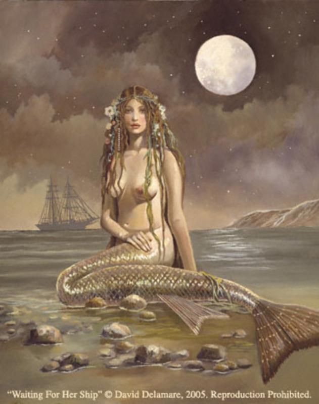 waiting for her ship