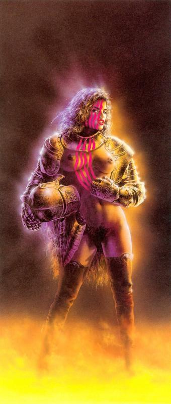women behind curtain 1