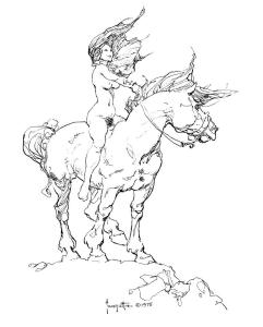 BW-013_by_Frank_Frazetta