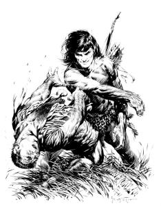 BW-027_by_Frank_Frazetta