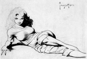 BW-Came_the_Dawn_by_Frank_Frazetta