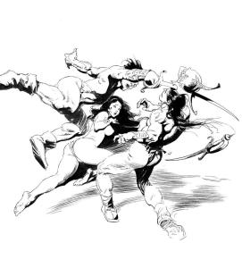 BW-Duel_by_Frank_Frazetta