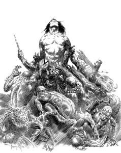 BW-Lord_of_the_Jungle_by_Frank_Frazetta