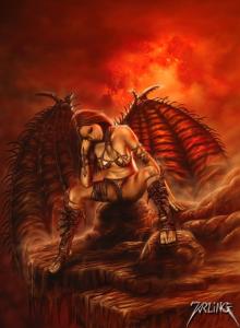 Bored_Fallen_Angel_by_Uwe_Jarling