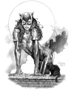 Catwoman_by_Tom_Fleming