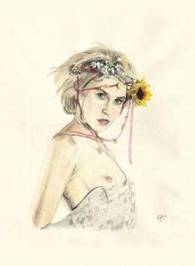 Flower_Girl_by_Kevin_Clark