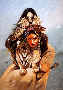 Lynx_Woman_by_Chris_Achilleos