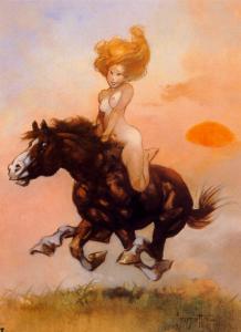 Morning_Gallop_by_Frank_Frazetta