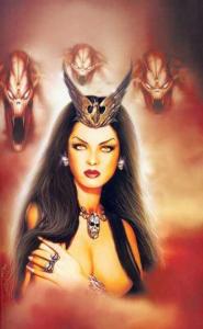 Queen_Skull_by_Jose_Del_Nido