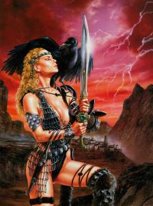 Raven_by_Luis_Royo