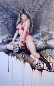 Vampirella_by_Michael_Calandra