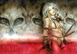 Visions-Underground_In_Magenta_by_Luis_Royo