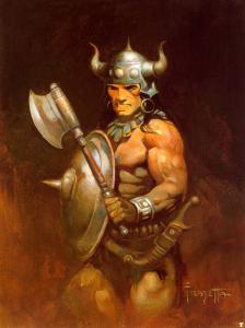 Warrior_by_Frank_Frazetta